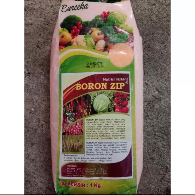 BORON ZIP - PUPUK BORON MURNI 1 kg