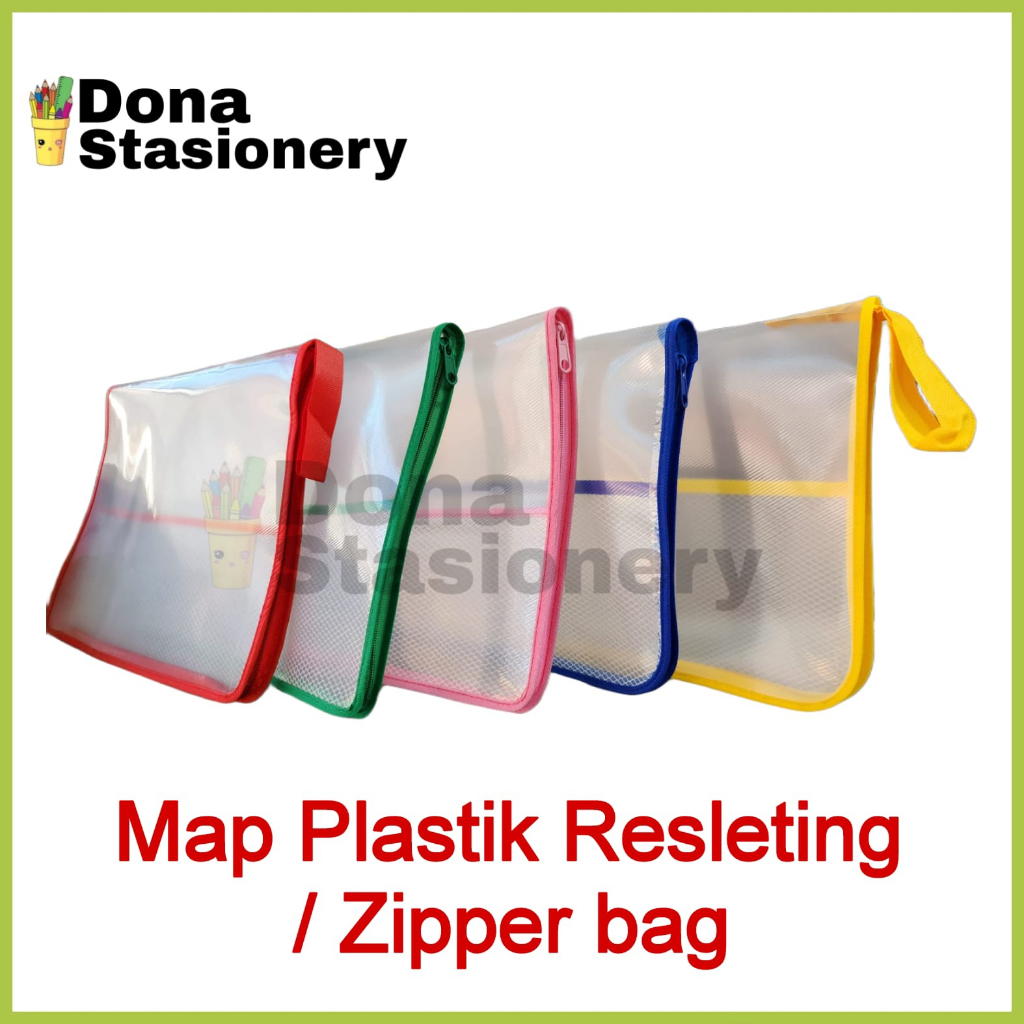 

Map Resleting Jaring | Zipper bag | Map folio | Map Resleting warna | Map Murah