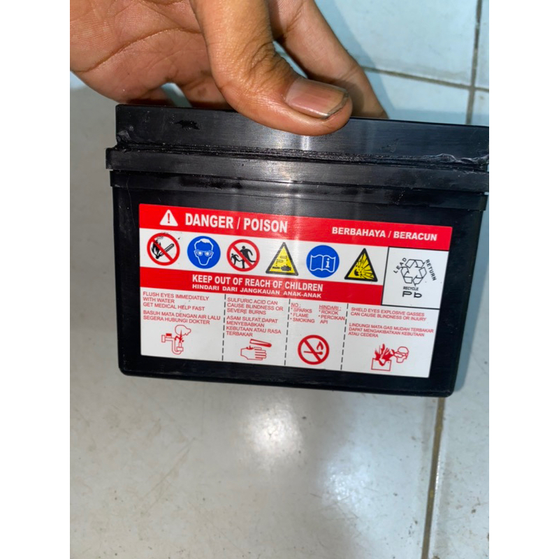 aki gs sealed mf original second layak pakai