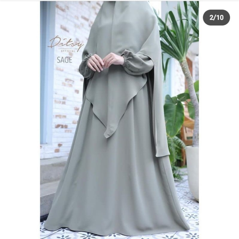 PRELOVED LIANA SAGE DITSY SIZE XL