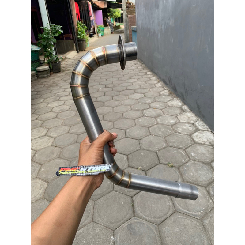 Leher Knalpot GL CB Tiger Megapro Leher Knalpot Japstyle