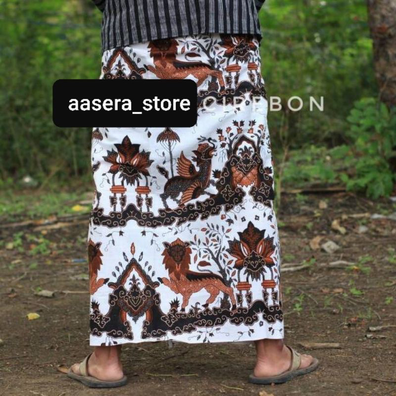 Celana Sarung Khas Cirebon - Sarung Celana Batik Keraton Cirebon Motif Singa Barong- Bahan batik kha