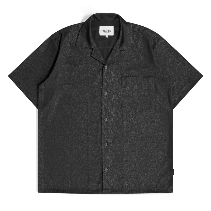 CAVTIC - Pailsey Open collar shirt  - westbrookoriginals