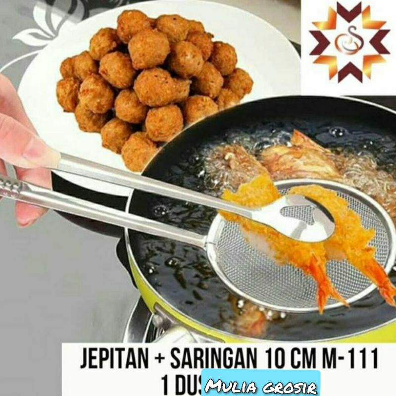 Jepitan + Saringan kira² 10cm