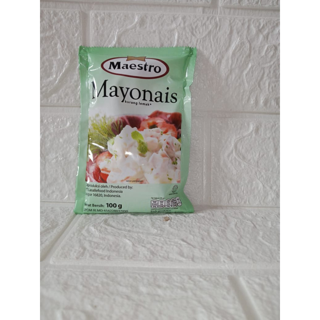 

Mayonais MAESTRO kurang Lemak 100 gram