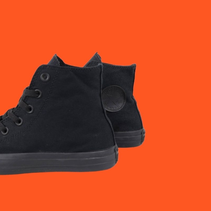 [BISA COD] CONVERSE ALLSTAR CLASSIC FULL BLACK HIGH