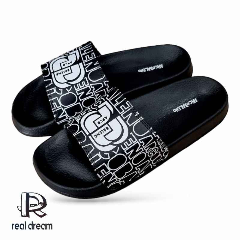 Sandal selop pria sendal slip on sandal Distro sendal slop karet sendal motif sendal slop original