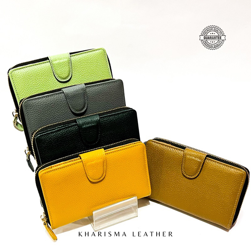 Dompet Kulit Asli Garut Terbaru - Dompet Kulit Wanita - Dompet Kulit Simple - Dompet Kulit Model Dom