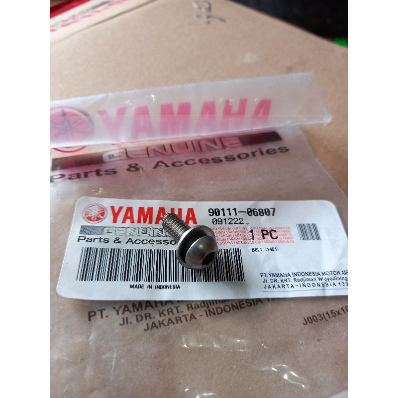 Bolt With Washer Baut Cover Tameng Pelindung Knalpot Mio Sporty Fino Soul Jupiter Z MX135 Mx Nmax N 