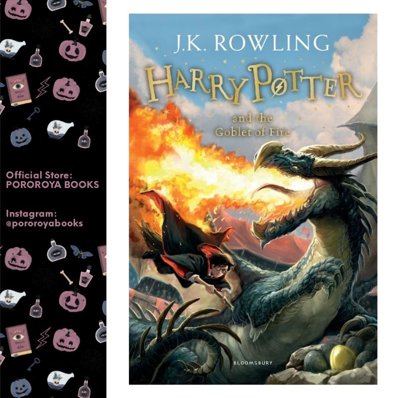 Novel Original HARRY POTTER AND THE GOBLET OF FIRE Bahasa Inggris Paperback English Harry Potter 4 P