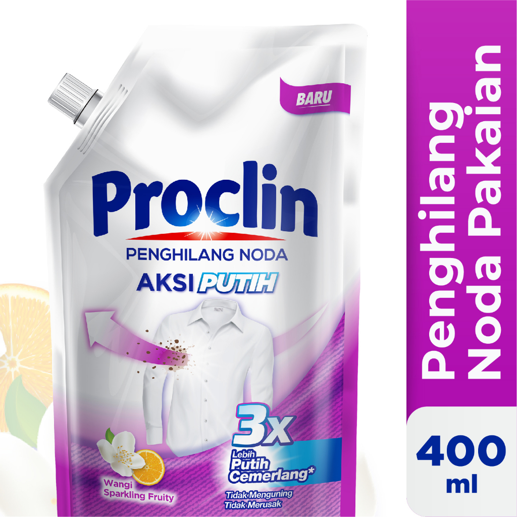 Proclin Penghilang Noda Pouch 800 ml - Penghilang Noda Pakaian_Cerianti