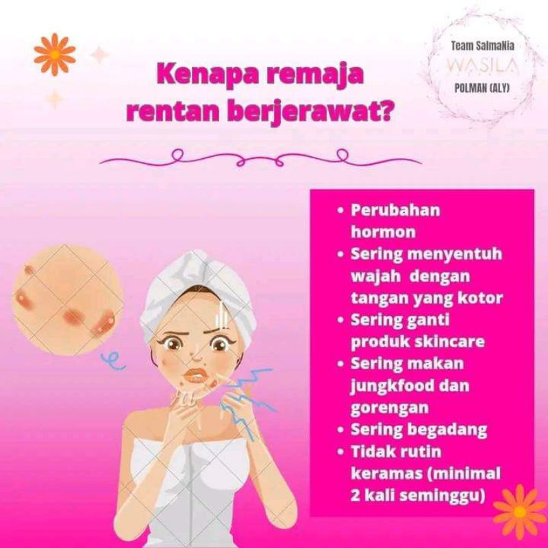 Wasila skincare paket premium produk ORI 100%