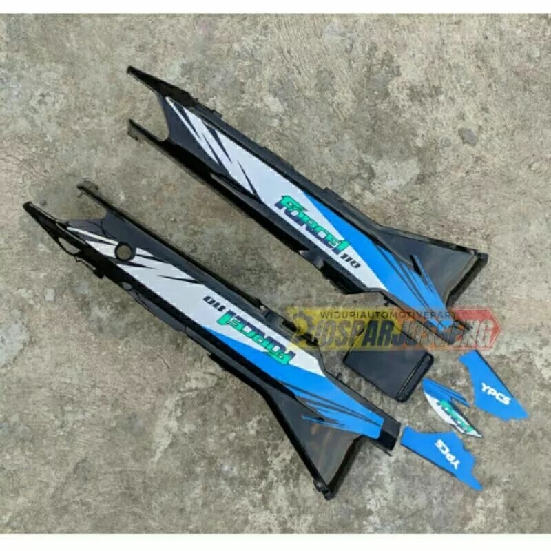 Body belakang yamaha foz 1 force1 set setriping biru yamaha foz1 foz force1