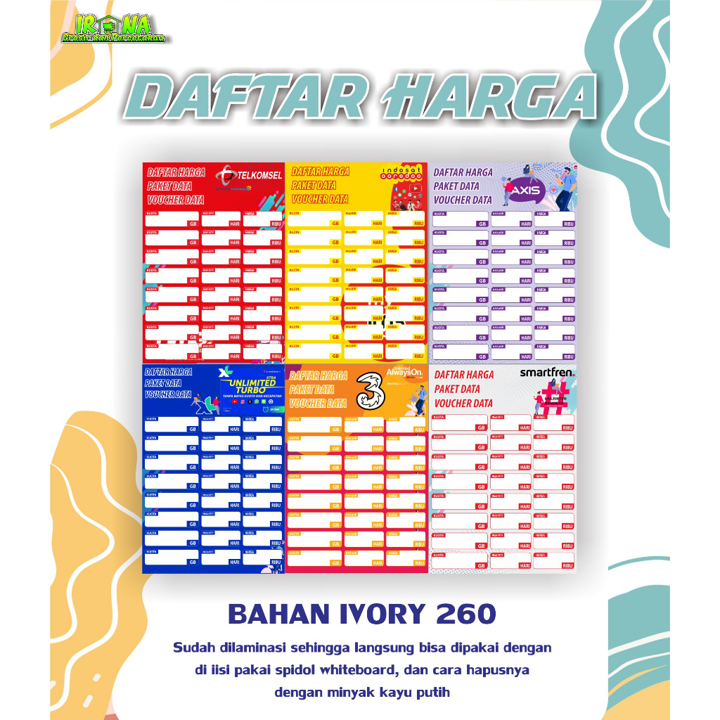 

CETAK DAFTAR HARGA/CETAK MURAH/A3 MURAH/MURAHMERIAHHH