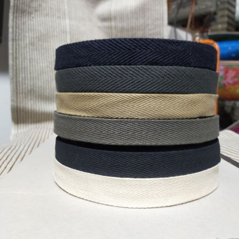 tali webbing katun harga/roll 25 yards