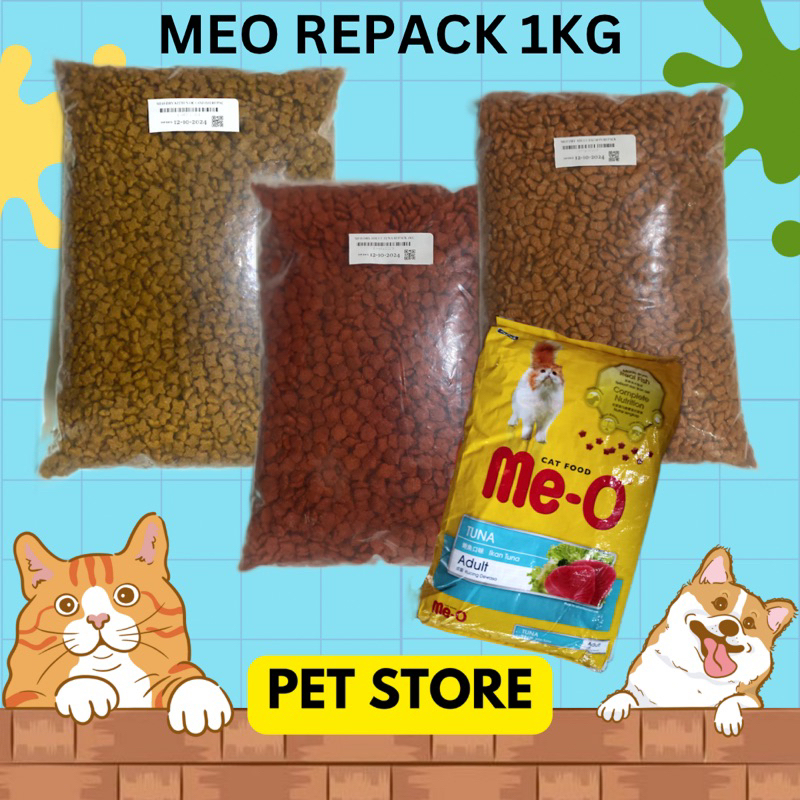 MEO Repack 1 Kg / Meo Dry Food Makanan Kucing