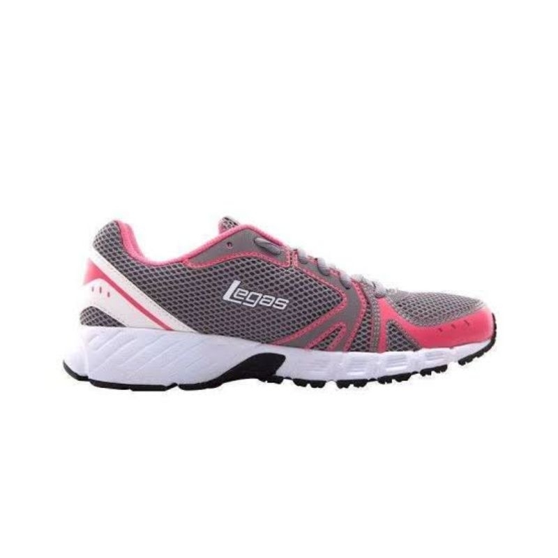 Sepatu League Legas Cewe Abu Pink Nebulla X La W Running Shoes Wanita Original