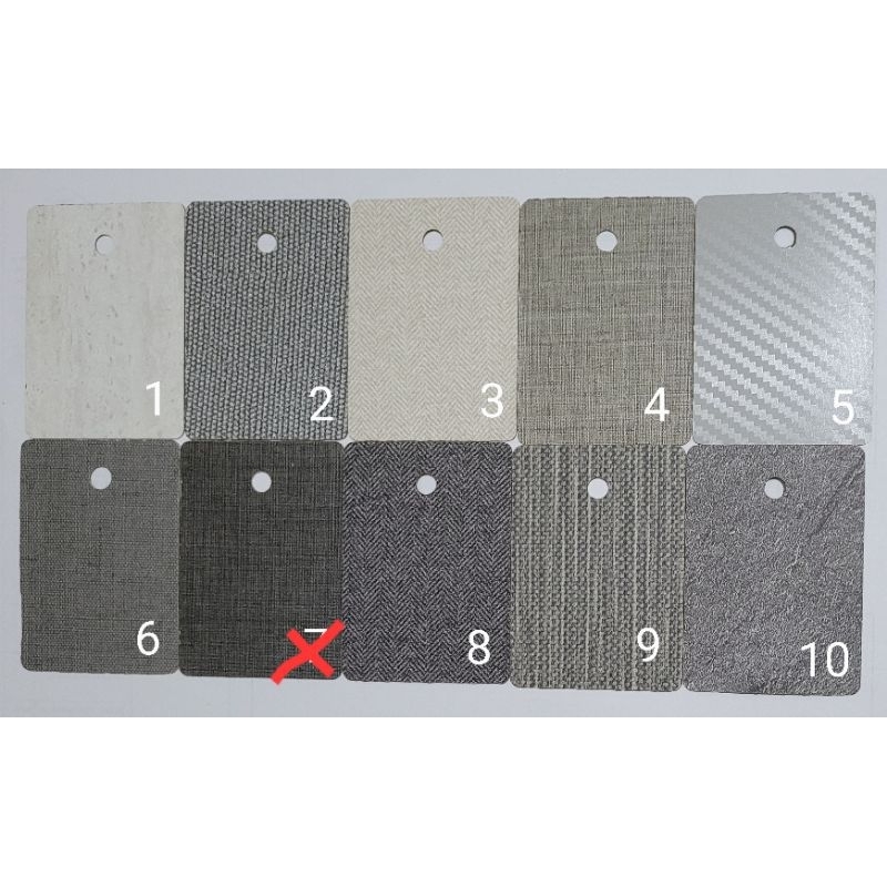 Sample material HPL TACO motif