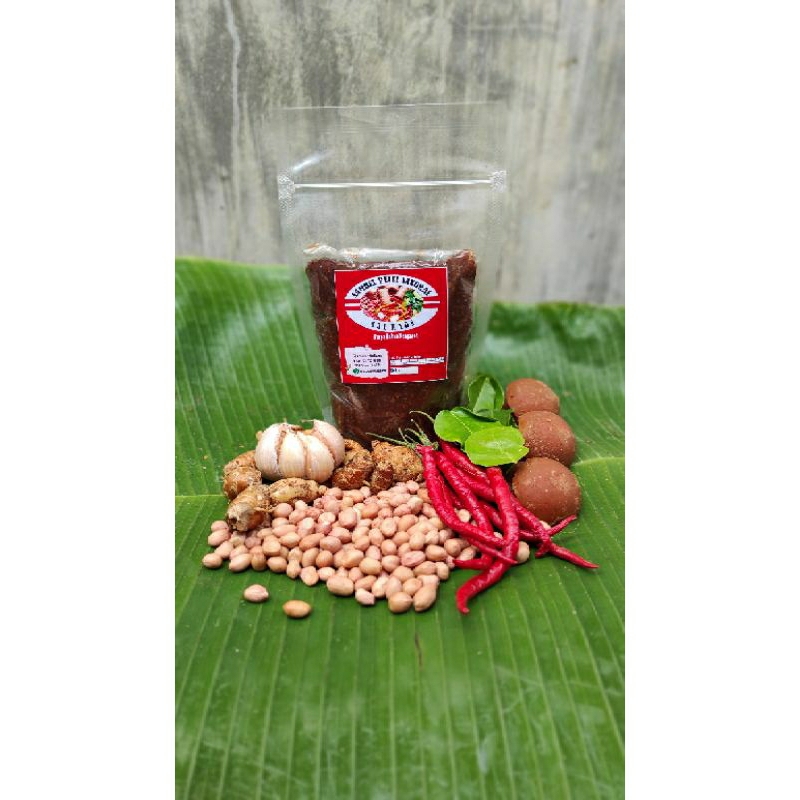 

SAMBEL PECEL (BERAT 1 KG), BUMBU PECEL, SAMBAL PECEL, SAMBEL PECEL SANGRAI SAE RAOS