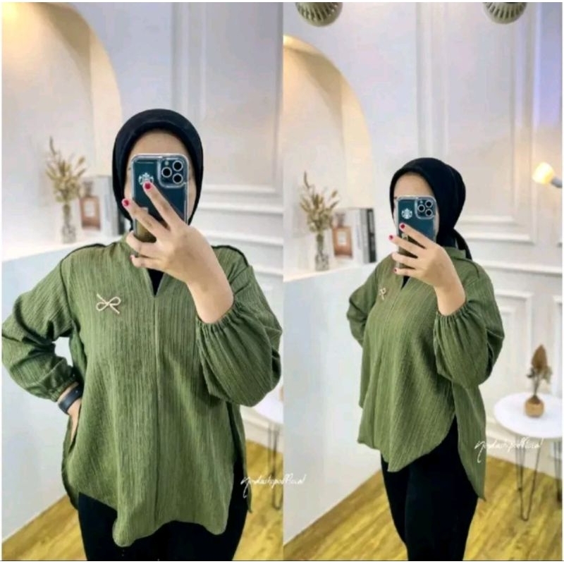 DYSH Oversize Blouse | Lady Crush Pakaian Terbaru Wanita