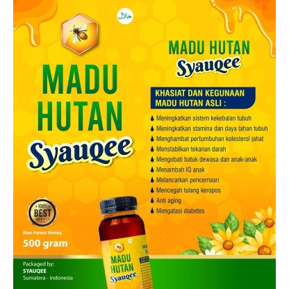 Madu Hutan Asli Akasia Syauqee Murni 500 Gram