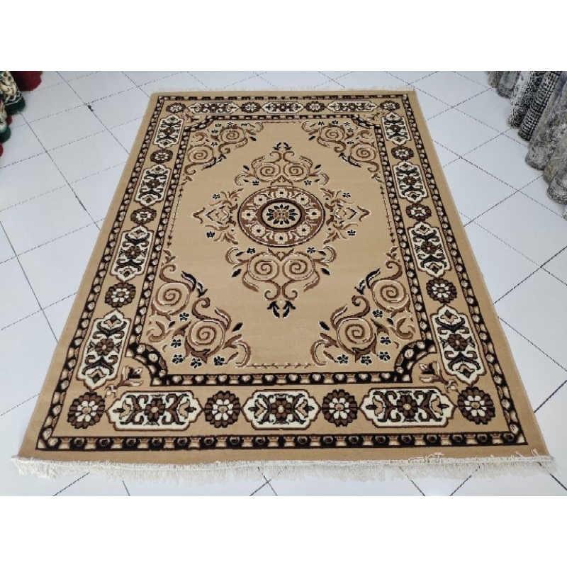 Karpet Lantai Permadani 190x260 Almaya 1068 Coklat