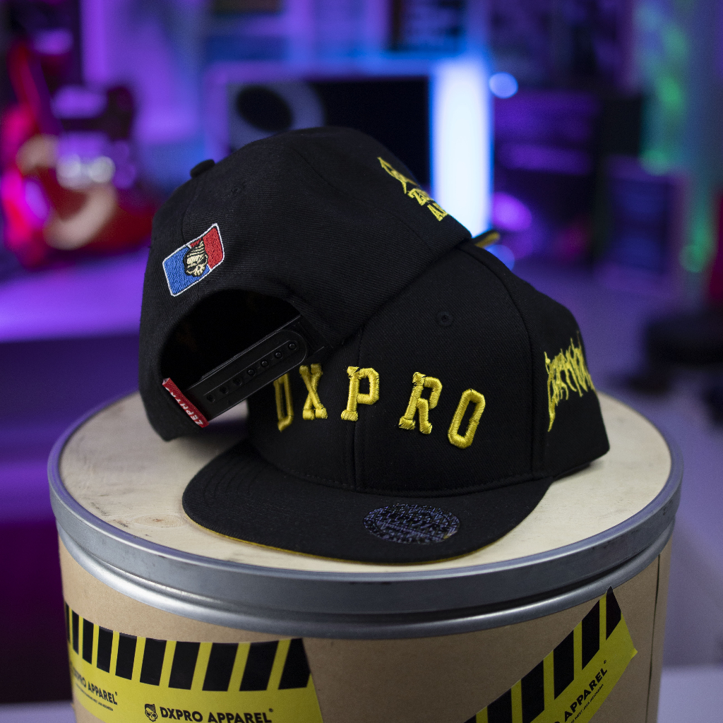 Topi Snapback DXPRO Black Yellow