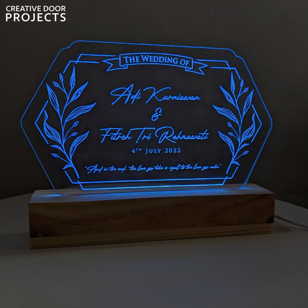 Vandel Akrilik LED/ Plakat Akrilik LED/ Vandel LED Custom/ Plakat Custom_001