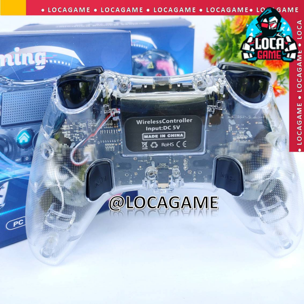 Stik Stick PS_4 Wireless Gaming Controller BSP-PO5 untuk PS_3/PS_4/TV/PC