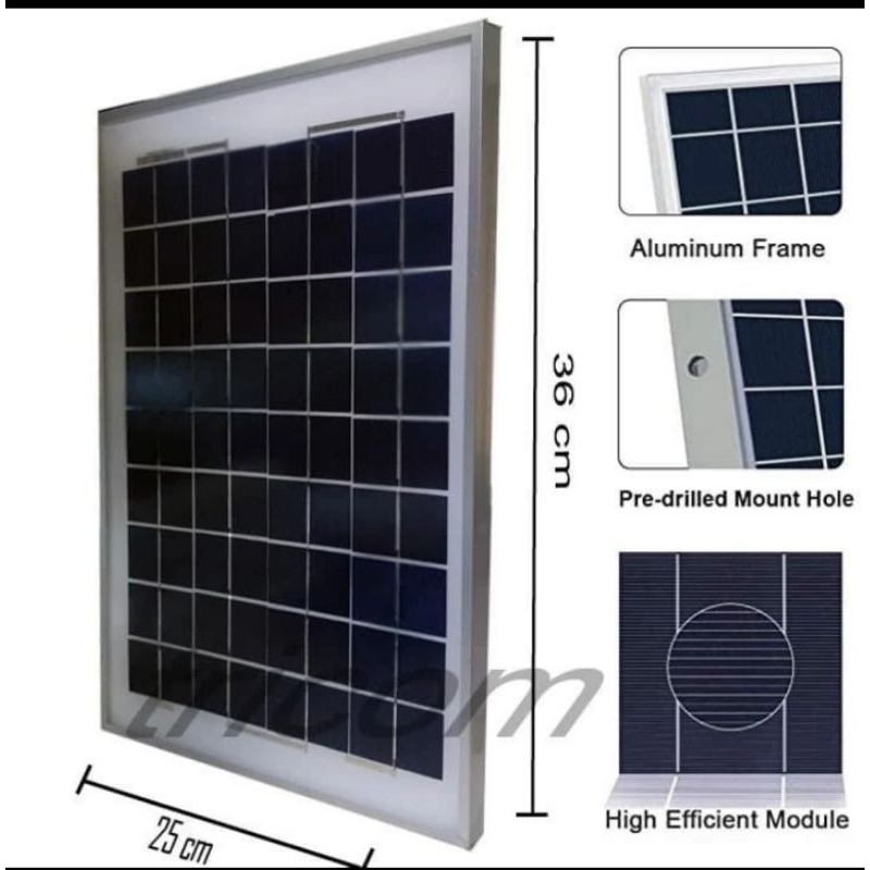 Solar Panel / Solar Cell / Tenaga Surya / Papan Solar cell / Matsuyama Papan panel Surya 10watt 20watt 30watt 50watt