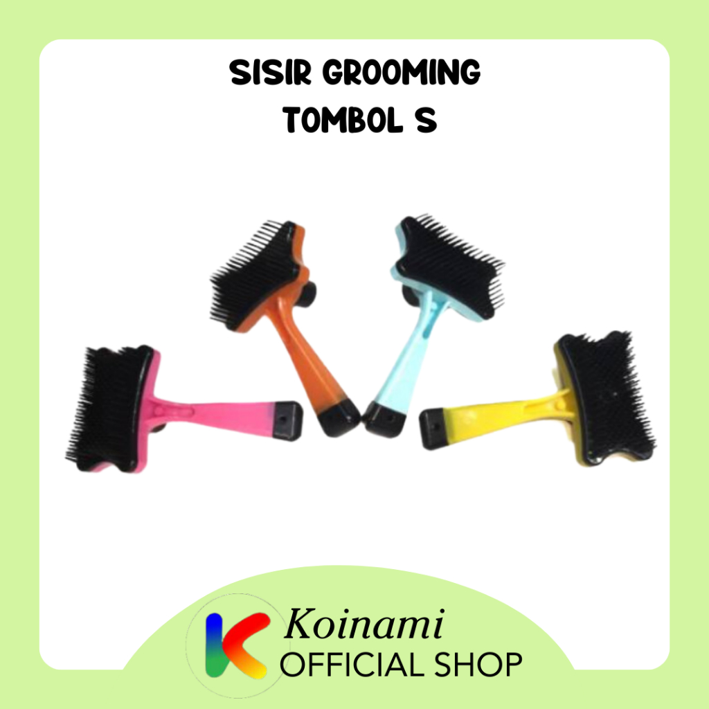 SISIR GROOMING TOMBOL S / untuk kucing anjing