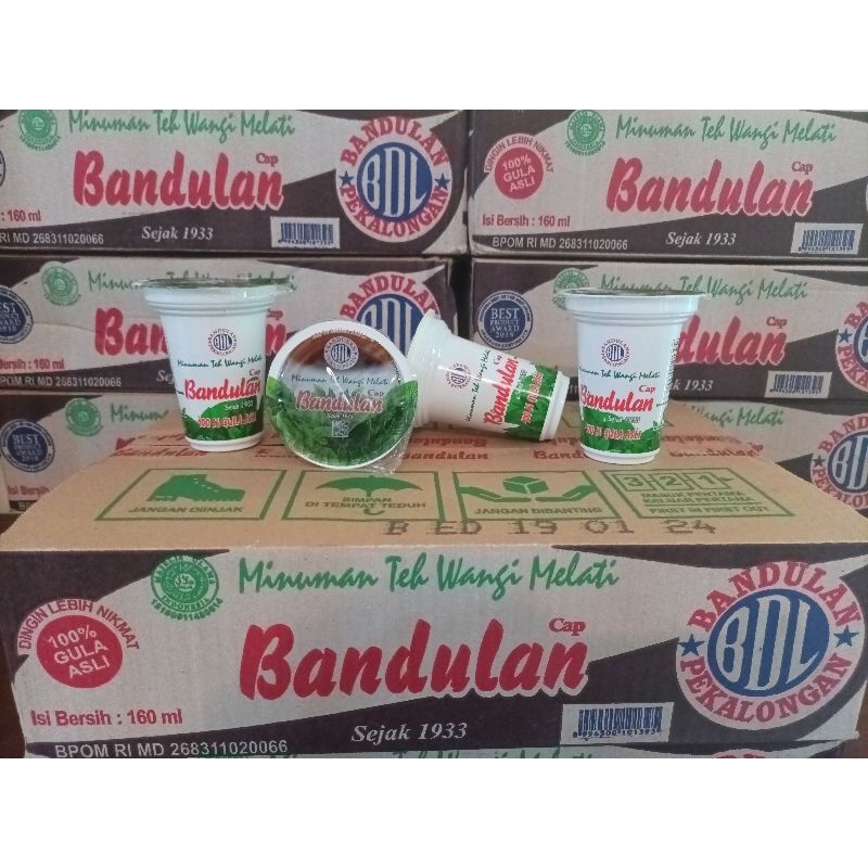 

Teh Bandulan gelas 160 ml rasa Wangi Melati