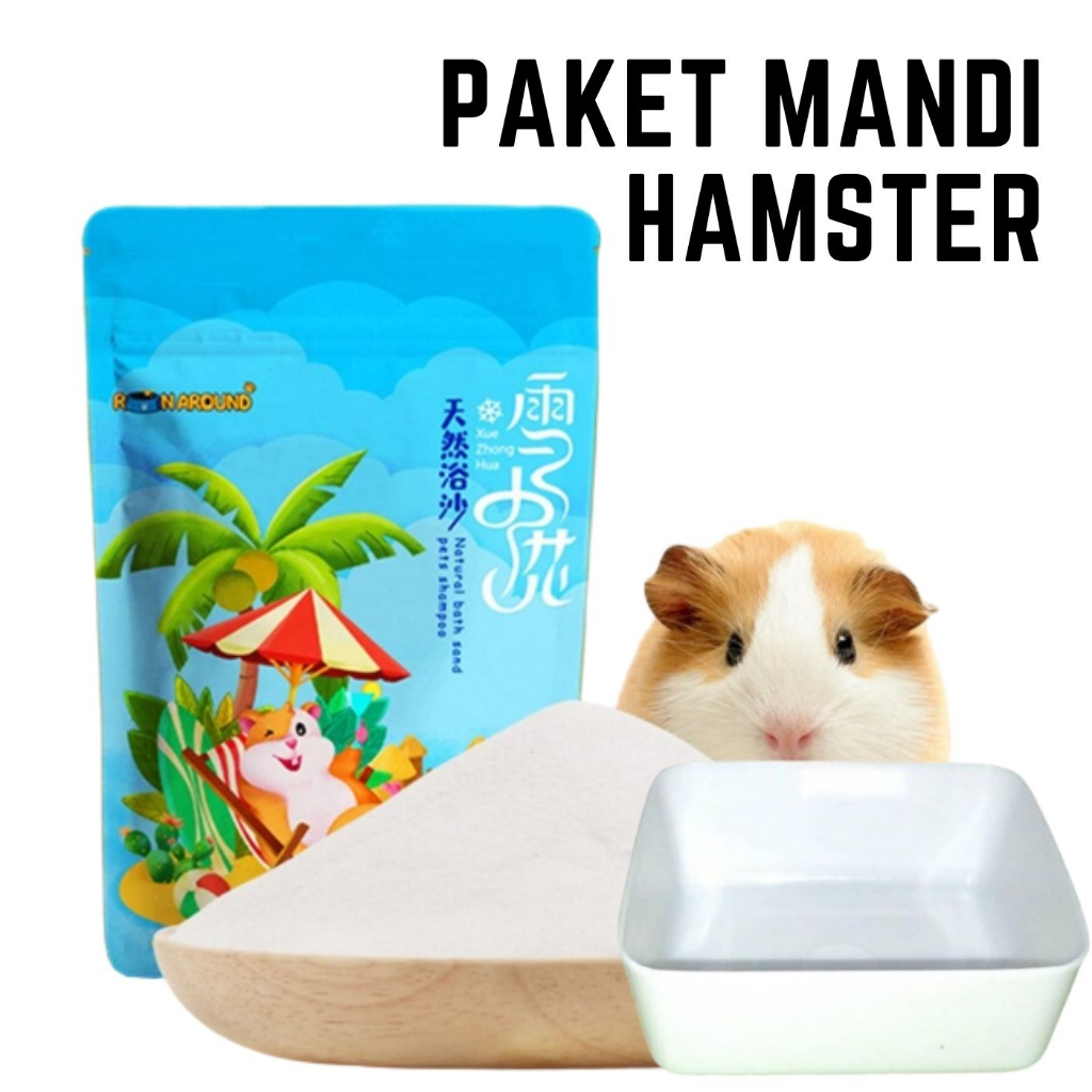 Paket Pasir Wangi Hamster Pasir Mandi Hamster Pasir Wangi Hamster Paket Pasir Wangi Hamster FEFARM