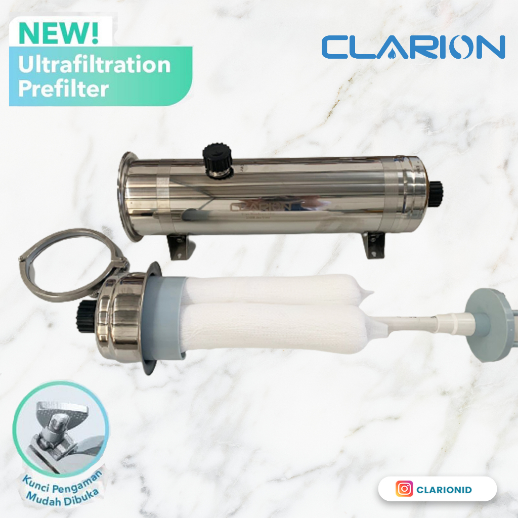 CLARION PVDF Prefilter 4500 L/Jam Flat/ UF water Filter/Ultrafiltraion