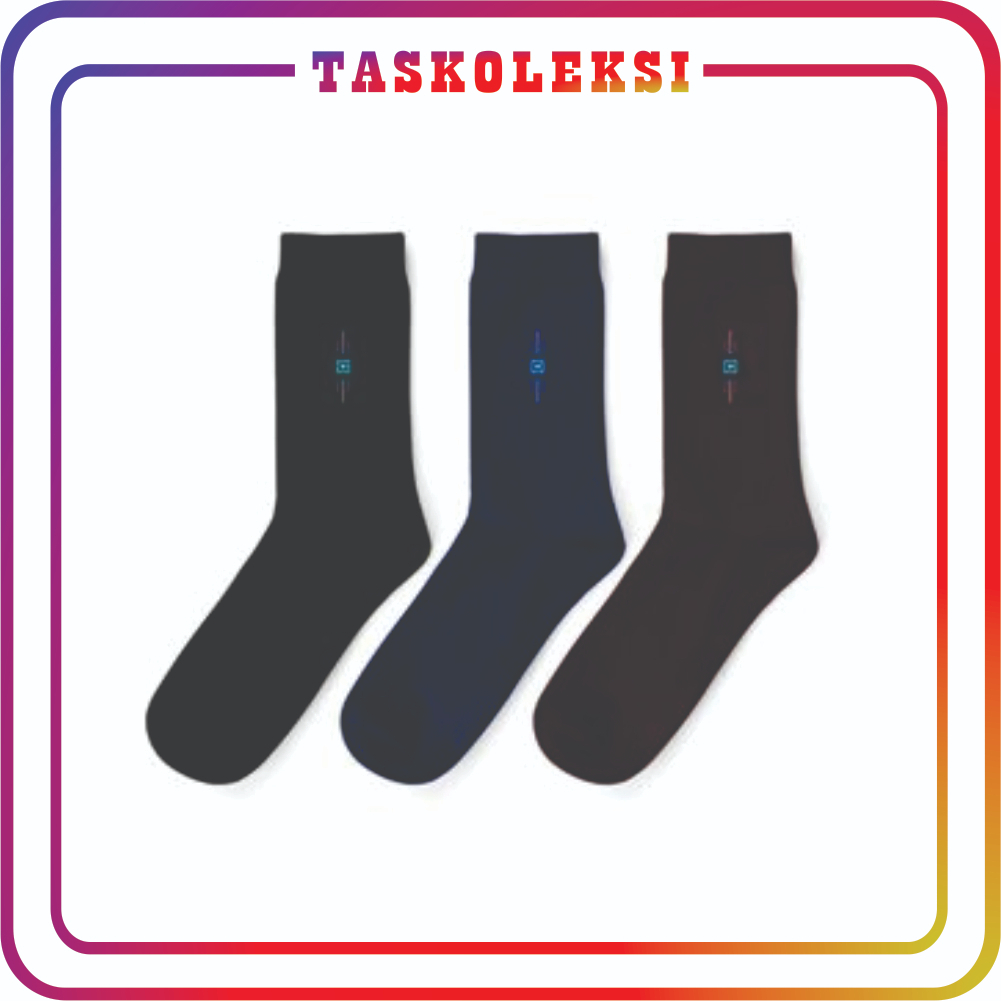 ☛TK☚ Kaos Kaki Kantor Pria Motif Minimalis Kaos Kaki Sebetis KK105