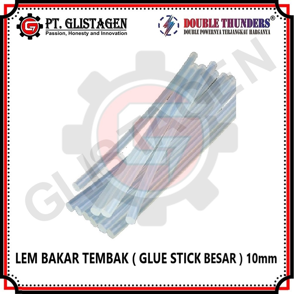 Lem Bakar Tembak Besar Isi Lem Refill Glue Stick 10MM 30CM ( 1pcs )