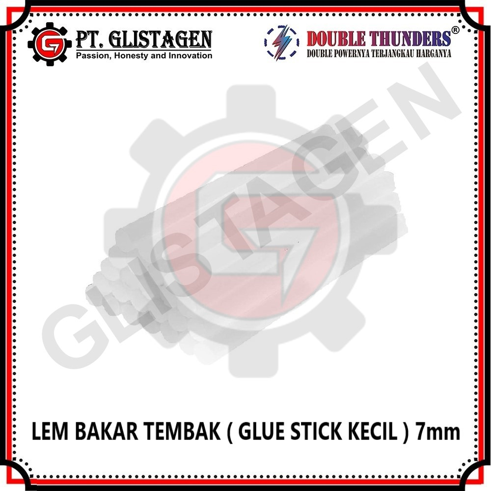 Lem Bakar Tembak Kecil Isi Lem Refill Glue Stick 7MM 30CM ( 1pcs )