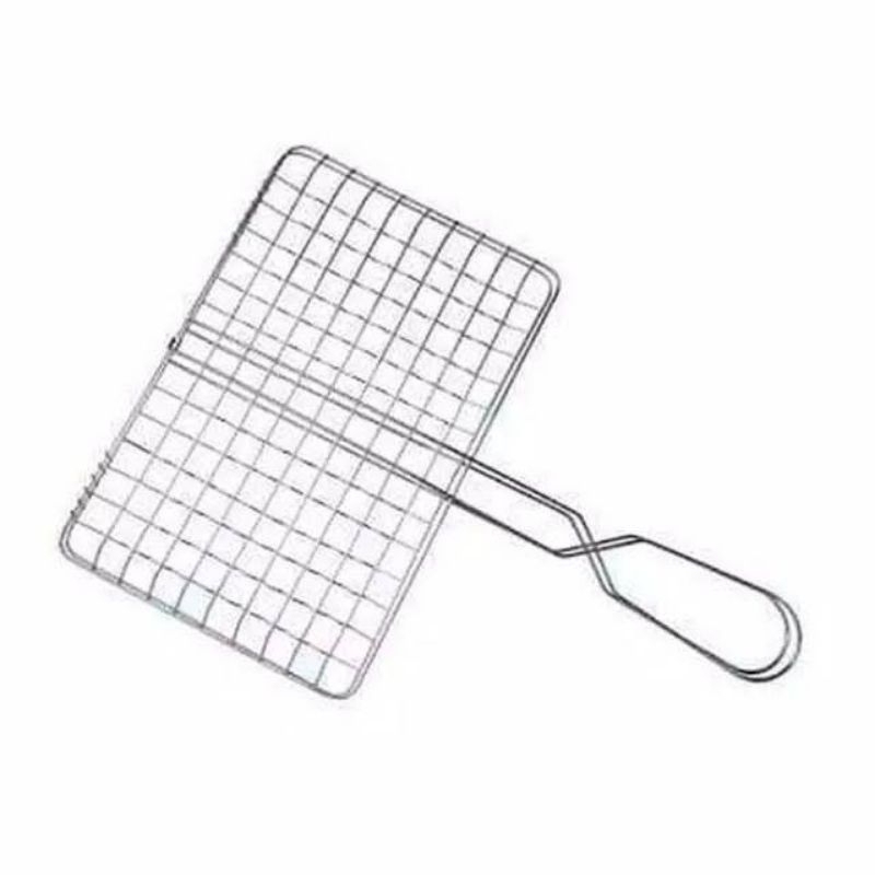 Jepit Panggangan Bakaran Ikan / Alat Jepitan Panggangan Bakaran Ayam / Alat Bakar Jepit Panggangan T