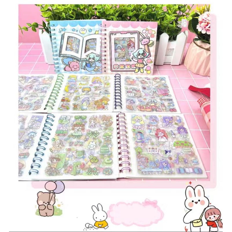 Diary Stiker|Binder Stiker Momo|Stiker Waterproof