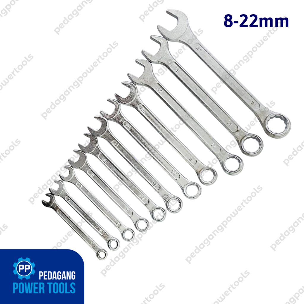 DIAMOND 8-22 mm Kunci Ring Pas 11 pcs Combination Wrench Ringpas 11pcs