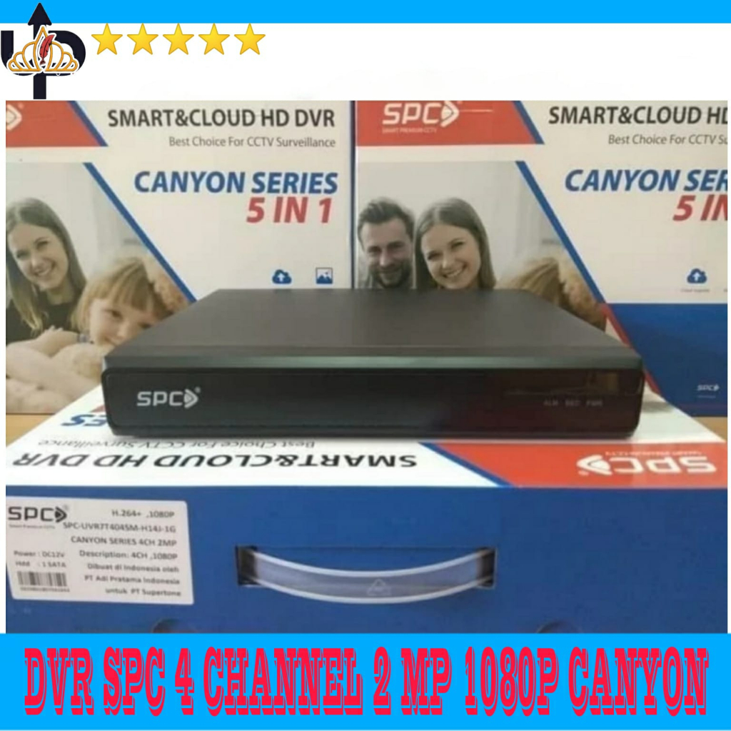 DVR SPC 4 CHANNEL 2 MP 1080P CANYON SERIES 1080P