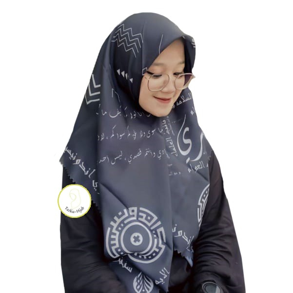 Krudung santri man ana New vol.2 terbaru arabic voal motif premium jilbab segiempat aestetik hijab santri