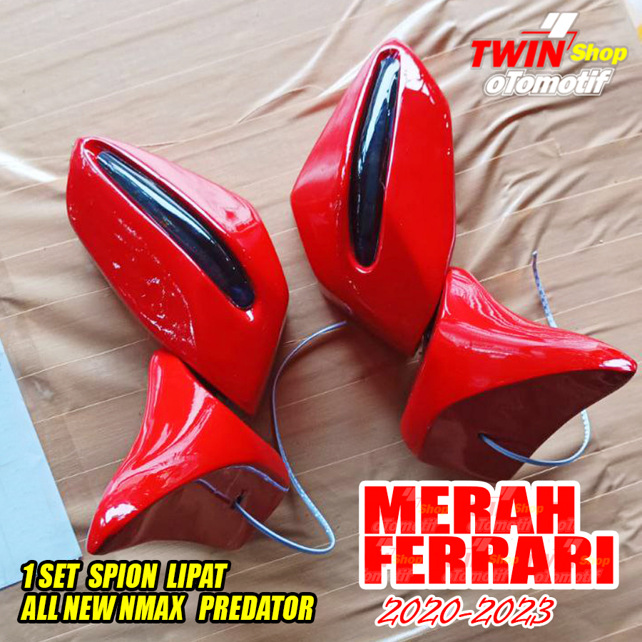 SPION ALL NEW NMAX PREDATOR, SPION NMAX MERAH FERRARI, SPION LIPAT NMAX BISA RIQUEST SESUAI KEINGINA