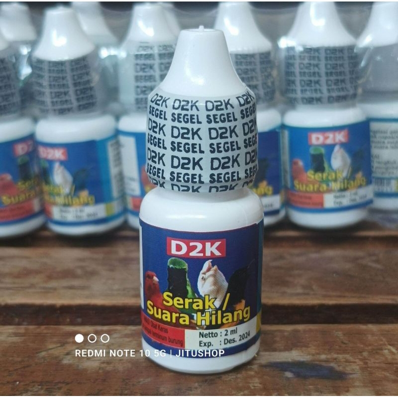 D2K VITAMIN BURUNG SERAK SUARA HILANG DLL