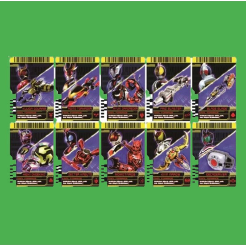 CARD CUSTOM KAMEN RIDER DECADE FINAL FORM RIDE CARD