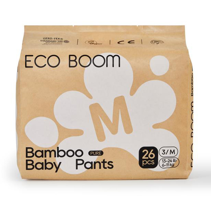 Eco Boom Bamboo Pants Diaper  - Popok Celana Bayi Eco Friendly