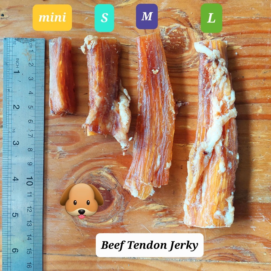 Beef Tendon Jerky / Dog Snack Food Treats Urat Sapi Makanan Cemilan Anjing