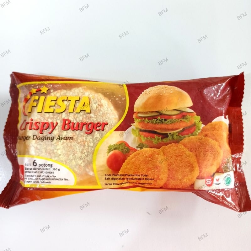

Fiesta Crispy Burger (6 Pcs) 360 Gr