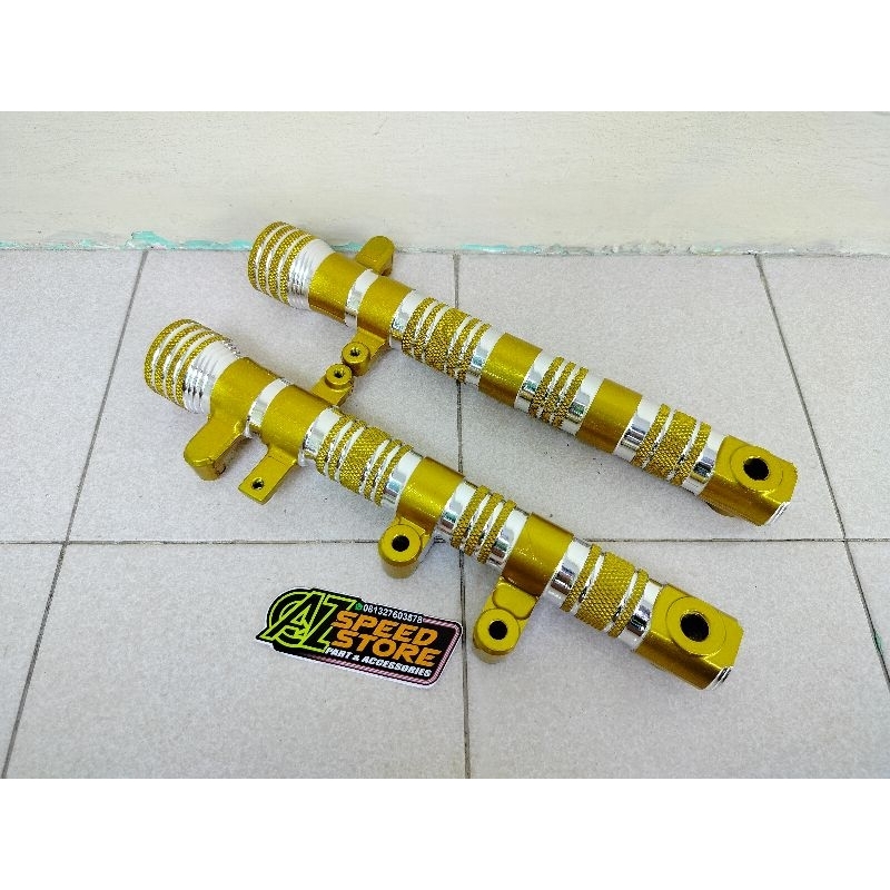 Bottom Shock Depan Original Satria Ninja 150 Satria Vixion Custom Bubut Kinclong Warna