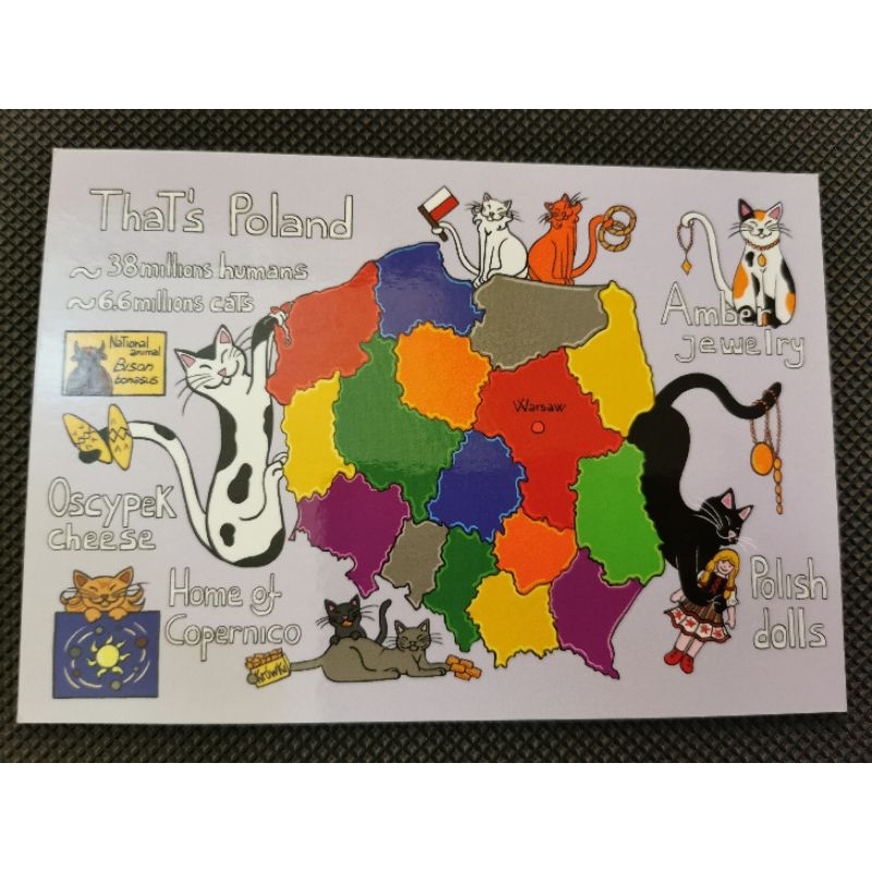 

kartu pos kucing titina/titina cat postcard